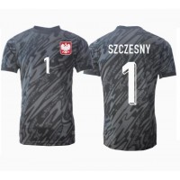 Dres Poľsko Wojciech Szczesny #1 Brankarsky Preč ME 2024 Krátky Rukáv